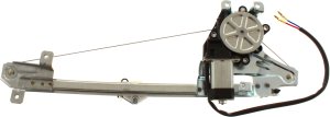 Power Rear Window Regulator with Motor for SAAB 9-5 (1999-2009), Right (Passenger) Side, Replacement