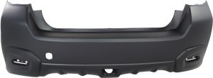 Rear Bumper Cover for Subaru Crosstrek 2013-2017, Primed (Ready to Paint), Replacement