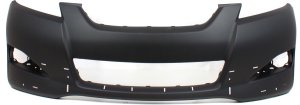 Front Bumper Cover for Matrix 2009-2010, Primed (Ready to Paint), with Fog Light and Spoiler Holes, Replacement