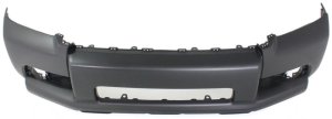 Front Bumper Cover for Toyota 4Runner 2010-2013, Primed (Ready to Paint), Without Chrome Trim, With Molding Hole and Trail Package, Suitable for SR5/Trail Model, Replacement