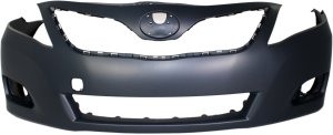 Front Bumper Cover for Toyota Camry 2010-2011, Primed (Ready to Paint), Excluding Hybrid Model, Suitable for Japan Built Vehicle, Replacement