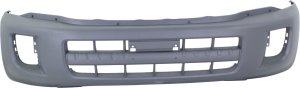 Front Bumper Cover for Toyota RAV4 2001-2003, Textured Surface, without Wheel Opening Flares Type, Replacement