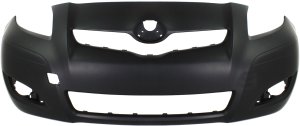Front Bumper Cover for Toyota Yaris Hatchback 2009-2011, Primed (Ready to Paint), Replacement