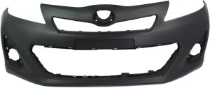 Front Bumper Cover for Toyota Yaris SE Model, 2012-2014, Primed (Ready to Paint), Replacement