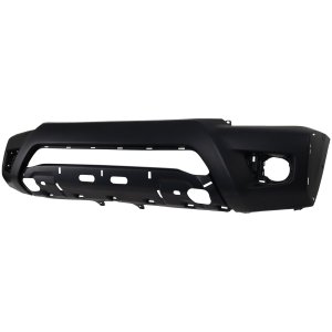 Front Bumper Cover for 2012-2015 Toyota Tacoma, Textured with Wheel Opening Flares, Excluding X-Runner Model, Replacement