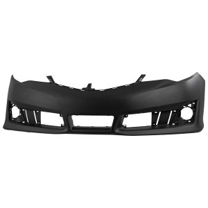 Front Bumper Cover for 2012-2014 Toyota Camry, Primed (Ready to Paint), Suitable for SE/SE Sport Models, Replacement