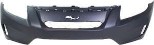 Front Bumper Cover for 2012-2014 Toyota RAV4, Primed (Ready to Paint), Specifically Designed for EV Model, Replacement
