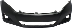 Front Bumper Cover for Toyota Venza 2014-2016, Primed (Ready to Paint), with Parking Aid Sensor Holes, with HID Headlights, Replacement