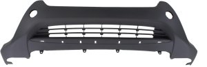 Front Bumper Cover for Toyota RAV4 2013-2015, Lower Guard, Textured, with Parking Aid Sensor Holes, for Limited/XLE Models, Replacement