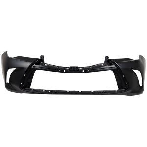 Front Bumper Cover for Toyota Camry 2015-2017, Primed (Ready to Paint), Replacement