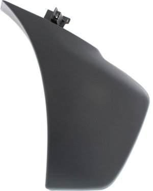 Front Bumper End Right (Passenger) for Toyota Tacoma 2012-2015, Textured, Excluding X-Runner Model, with Wheel Opening Flares, Replacement