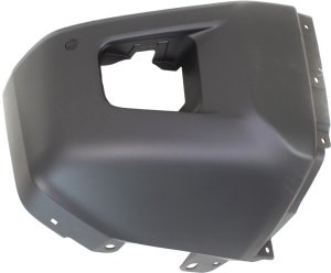 Front Bumper End for Toyota Tundra 2014-2021, Right (Passenger) Side, Paint to Match, with Park Assist Sensor Holes, Replacement