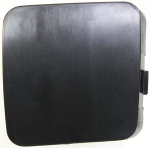Front Bumper Tow Hook Cover for 2009-2012 Toyota RAV4, Left (Driver), Access Hole Cover, Textured, Limited Model, Replacement