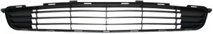 Front Bumper Grille for Toyota Corolla 2009-2010, Textured Black, Built for North America Vehicles, Replacement