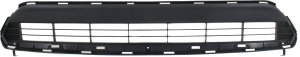 Front Bumper Grille for Toyota Highlander 2011-2013, Lower Placement, Black, Excluding Hybrid Model, Replacement