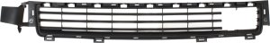 Front Bumper Grille Center Garnish in Black for Toyota Sequoia 2008-2017 with Laser Cruise Control, Replacement