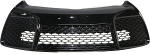 Front Bumper Grille for Toyota Camry 2015-2017, Sport Type, Black, Replacement