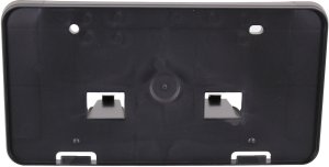 Textured Black Front License Plate Bracket for Toyota Corolla 2009-2013, Replacement, Compatible with Japan Built Vehicle 2009-2010