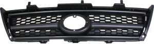 Textured Black Shell and Insert Grille for Toyota RAV4 2009-2012, 2.5L Engine, Base/Sport Models, Replacement