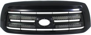 Grille for Toyota Tundra 2010-2013, Painted Black Shell and Insert (Code 202), Replacement