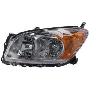 Headlight for Toyota RAV4 2009-2012 Left (Driver), Lens and Housing, Halogen, Base/Limited Models, Japan Built Vehicle, Replacement