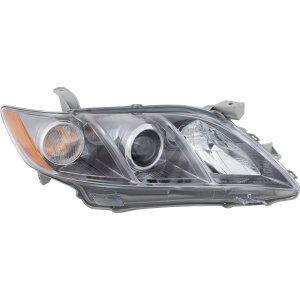 Headlight Assembly for Toyota Camry SE Model (2007-2009), Right (Passenger), Halogen, USA Built Vehicle, Replacement