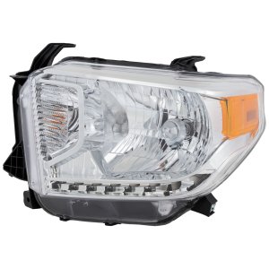 Headlight Assembly for 2014-2017 Toyota Tundra, Left (Driver), Halogen, with Level Adjuster, for SR/SR5/Limited Models, Replacement