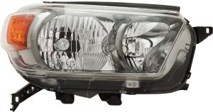 Right (Passenger) Headlight Lens and Housing for Toyota 4Runner 2010-2013, SR5 with Trail Package/Trail Models, Replacement