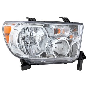 Headlight Assembly for Toyota Tundra 2009-2013 Right (Passenger), with Level Adjuster, Replacement