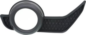 Front Fog Light Molding for Toyota 4Runner 2014-2020, Left (Driver) Side, Textured Black, without Chrome Trim, Replacement