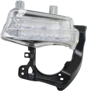 LED Type Daytime Running Light Assembly for Toyota Highlander 2014-2016, Right (Passenger) Driving Light, Replacement