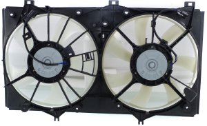 Radiator Fan Shroud Assembly for Toyota Camry Hybrid, Dual Fan, Fits 2007-2011 Models, Replacement