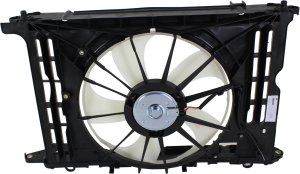 Radiator Fan Assembly for Toyota Corolla 2009-2013, Single Fan, 1.8L Engine, with Shroud Cover, without Control Module, Replacement