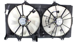 Radiator Fan Assembly for Toyota Camry 2012-2017, Avalon 2013-2018, Lexus ES350 2013-2018, 3.5L Engine, Excludes Hybrid Models, Replacement