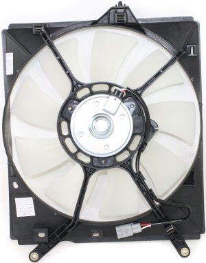 A/C Fan Shroud Assembly for Toyota Avalon 2000-2003, Right (Passenger) Side, with Radiator Marked 0A18, Replacement