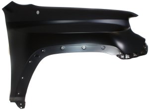 Front Fender for Toyota 4Runner (2010-2013), Right (Passenger) Side, Primed (Ready to Paint), Steel, with Antenna Hole, Replacement