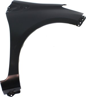 Front Fender for Toyota Yaris Hatchback Right (Passenger) Side, Primed (Ready to Paint), Compatible with 2012-2014 Japan, 2014-2019 France Built Vehicles, w/o Rear Intermittent Wiper, Replacement