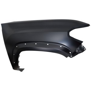 Front Fender for Toyota Tacoma 2016-2023, Right (Passenger), Primed (Ready to Paint), Steel with Wheel Opening Moldings, Replacement