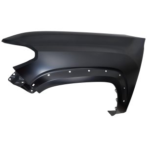 Front Fender for Toyota Tacoma 2016-2023, Left (Driver), Primed (Ready to Paint), Steel, with Wheel Opening Moldings, Replacement