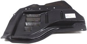 Front Fender Liner Extension for Toyota Sequoia 2008-2022, Right (Passenger) Side, Front Section, Vacuum Formed Plastic, Replacement