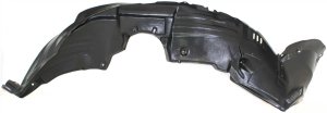 Front Fender Liner for Toyota Highlander 2008-2010, Right (Passenger) Side, Plastic, Vacuum Form, Excludes Hybrid Model, Replacement