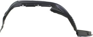 Front Fender Liner for Toyota 4Runner (2010-2013), Right (Passenger) Side, Plastic, Vacuum Form, Compatible with 17 inch Wheels, Replacement
