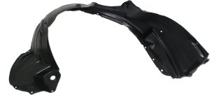 Front Fender Liner for 2011-2013 Toyota Highlander, Right (Passenger) Side, Plastic, Vacuum Form, without Metal, Hybrid Models, Replacement