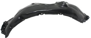 Front Fender Liner for Toyota Camry 2014, Left (Driver), Plastic, Vacuum Form, with Retainer, SE/SE Sport Models, From 2012-2013, Replacement