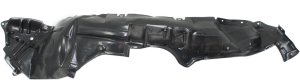 Front Fender Liner for Toyota Prius V 2012-2014, Right (Passenger) Side, Vacuum Form, Plastic, Replacement