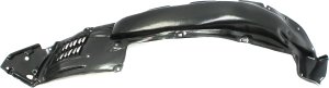 Front Fender Liner for Toyota Tacoma 2012-2015 Right (Passenger), Plastic, Vacuum Form with Extension Sheet, 2WD (Two-Wheel Drive) Base/X-Runner Model, Replacement