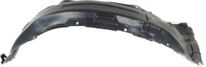 Front Fender Liner Right (Passenger) for 2010-2022 Toyota Sequoia, Rear Section, Plastic, Vacuum Formed, with Cold Climate Specification, Replacement