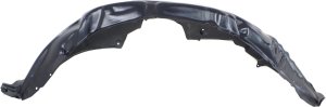 Front Fender Liner for Toyota Venza 2012-2016, Right (Passenger), Plastic, Vacuum Form, From 1-12, Replacement