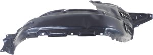Front Fender Liner for Toyota 4Runner 2014-2023, Right (Passenger), Plastic, Vacuum Form, 17 in. Wheels, Replacement