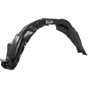 Front Fender Liner for Toyota Sienna 2011-2014, Left (Driver), Plastic, Vacuum Form, with Extension Sheet, Excludes SE Model, Replacement
